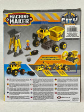 Load image into Gallery viewer, &quot;MACHINE MAKER&quot; CONSTRUCTION VEHICLE BUILDING TOY
