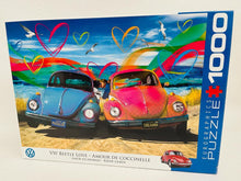 Load image into Gallery viewer, &quot;VW BEETLE LOVE&quot; PUZZLE BY EUROGRAPHICS

