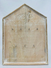 Load image into Gallery viewer, WOODEN WALL KEY HOLDER
