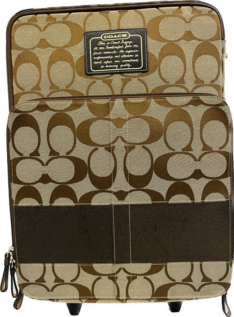 COACH SIGNATURE CARRY ON SUITCASE