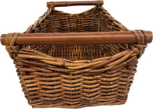Load image into Gallery viewer, WICKER BASKET WITH HANDLES
