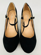 Load image into Gallery viewer, J. ADAMS FAUX SUEDE STRAPPED HEELS- HONEY STYLE
