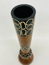 Load image into Gallery viewer, BANDED-STYLE WOODEN VASE
