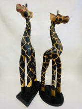 Load image into Gallery viewer, WOOD GIRAFFE SCULPTURES
