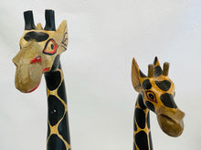 Load image into Gallery viewer, WOOD GIRAFFE SCULPTURES
