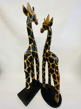 Load image into Gallery viewer, WOOD GIRAFFE SCULPTURES
