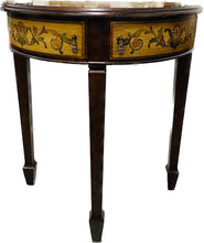 Load image into Gallery viewer, DECORATIVE FINISH &quot;HALF MOON&quot; TABLE
