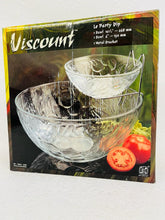 Load image into Gallery viewer, &quot;VISCOUNT&quot; GLASS CHIP &amp; DIP SET
