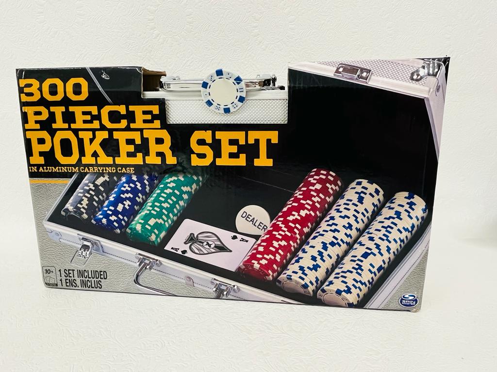 300 PIECE POKER SET BY SPIN MASTER
