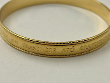 Load image into Gallery viewer, GOLD-TONE &quot;GRANDMOTHER&quot; BANGLE
