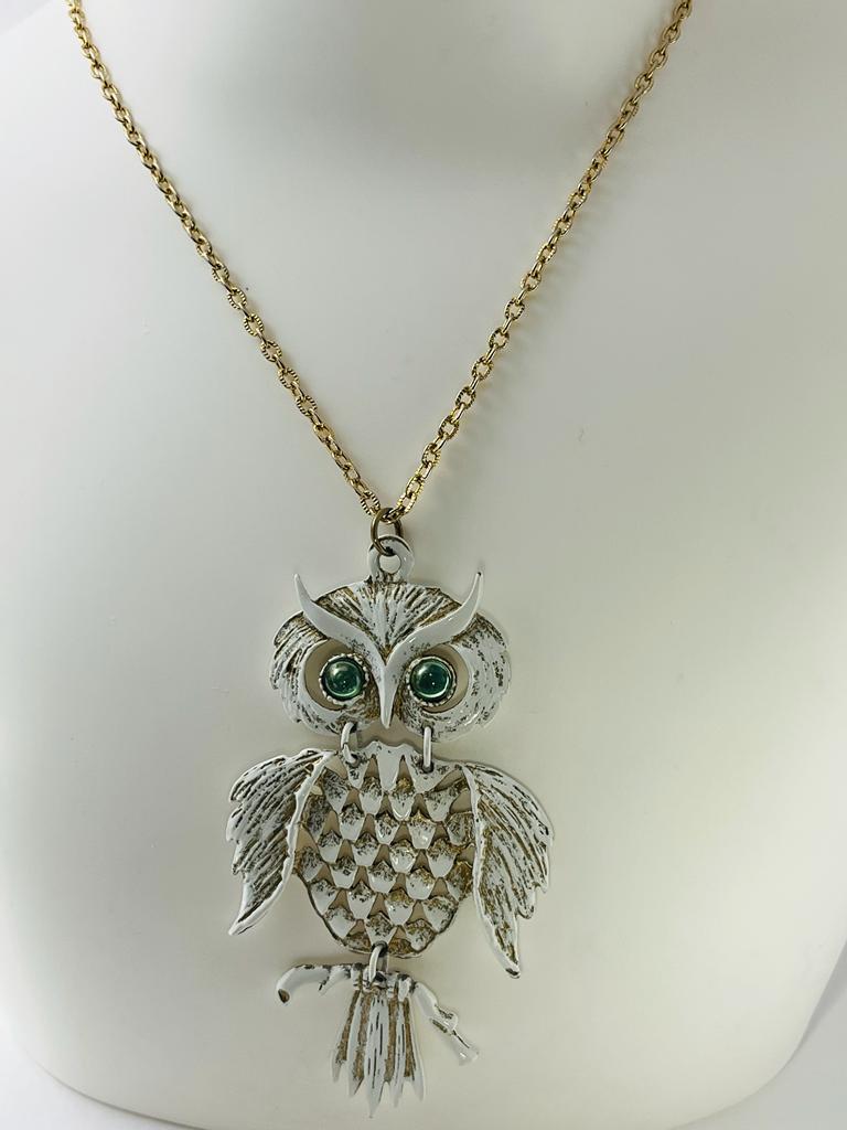 VINTAGE OWL NECKLACE
