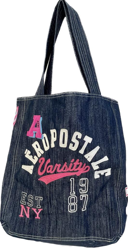 DENIM AÉROPOSTALE TOTE BAG