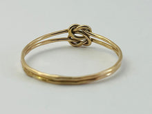 Load image into Gallery viewer, GOLD LOVE KNOT RING
