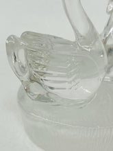 Load image into Gallery viewer, VINTAGE CRYSTAL SWANS SCULPTURE

