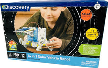 Load image into Gallery viewer, 14 IN 1 SOLAR VEHICLE ROBOT BY DISCOVERY KIDS
