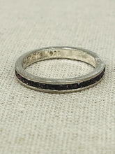 Load image into Gallery viewer, SILVER BAND WITH PINK STONES
