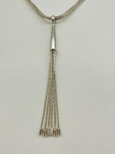 Load image into Gallery viewer, SILVER &quot;FRINGE&quot; PENDANT NECKLACE
