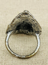 Load image into Gallery viewer, SILVER-TONE AND TURQUOISE RING
