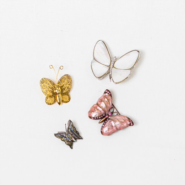 BUTTERFLY BROOCHES BUNDLE